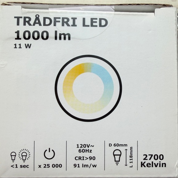 💡 IKEA 💡 TRÅDFRI LED Bulb - White - Picture 2 of 6